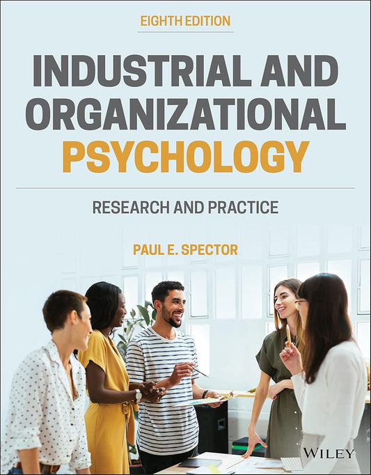 Industrial and Organizational Psychology: Research and Practice cover