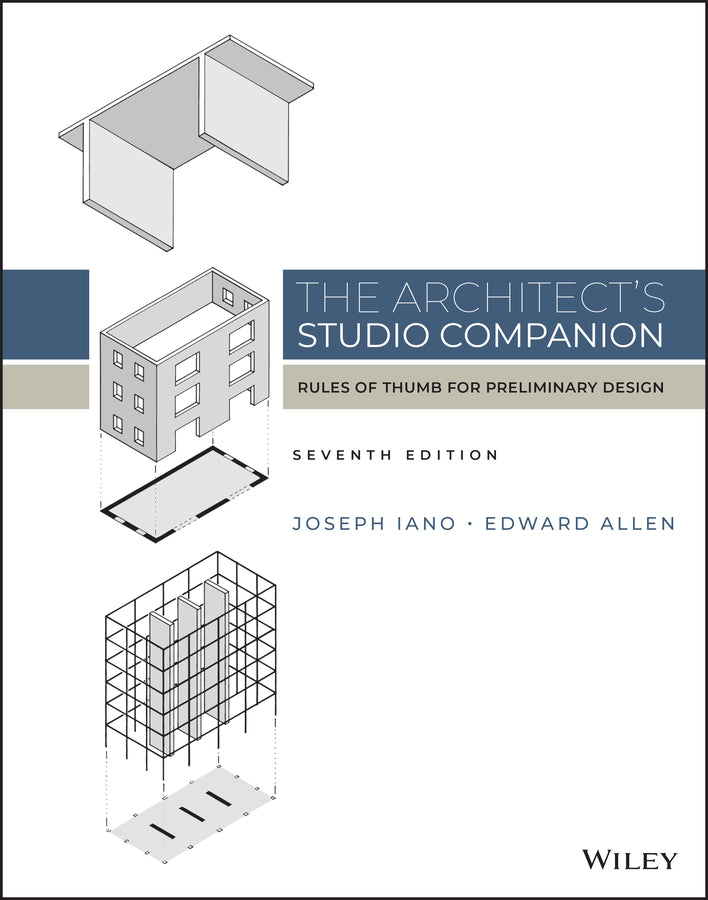 The Architect's Studio Companion: Rules of Thumb for Preliminary Design cover