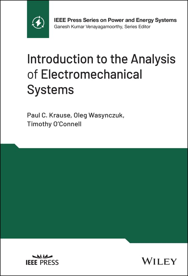 IEEE Press Series on Power and Energy Systems cover