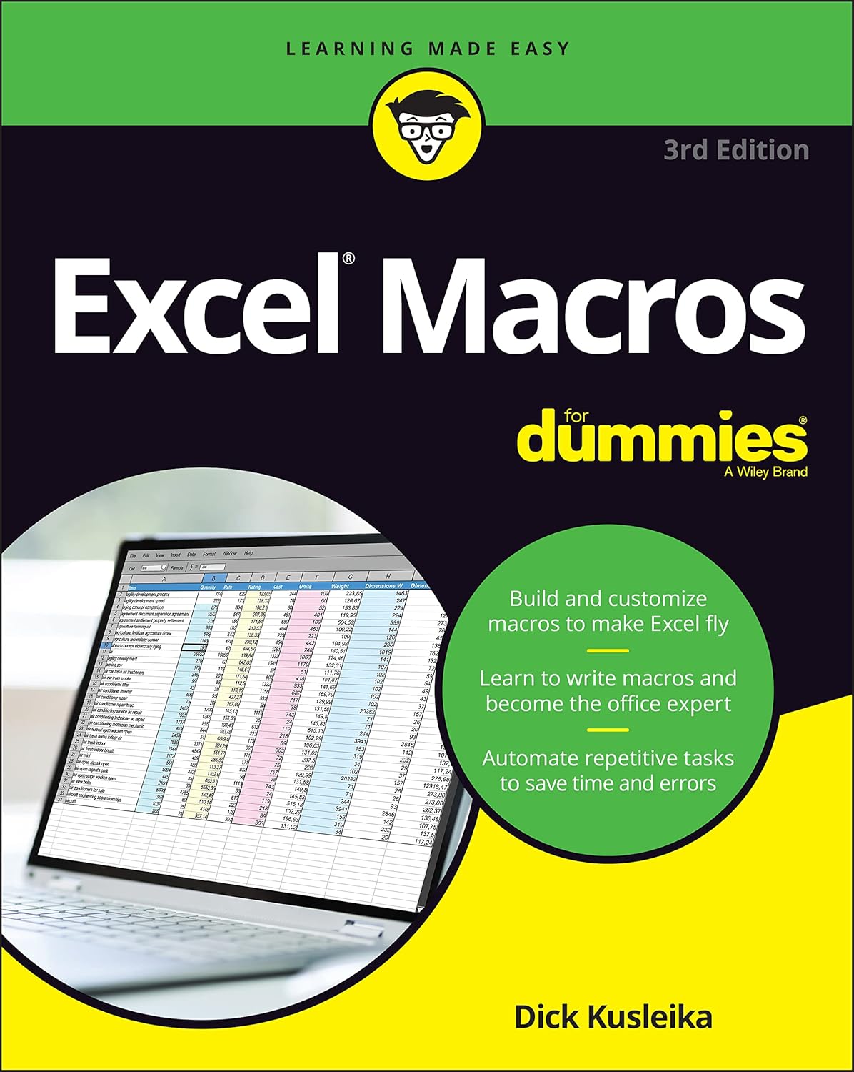 Excel Macros For Dummies cover