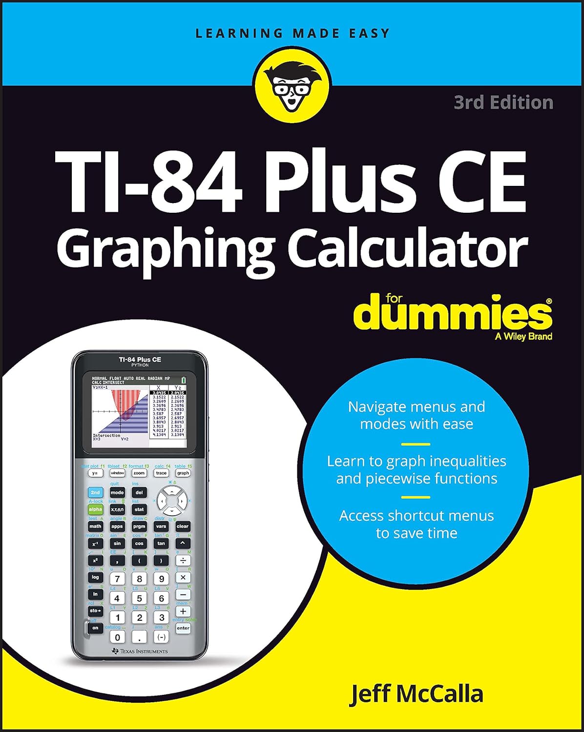 TI-84 Plus CE Graphing Calculator For Dummies cover