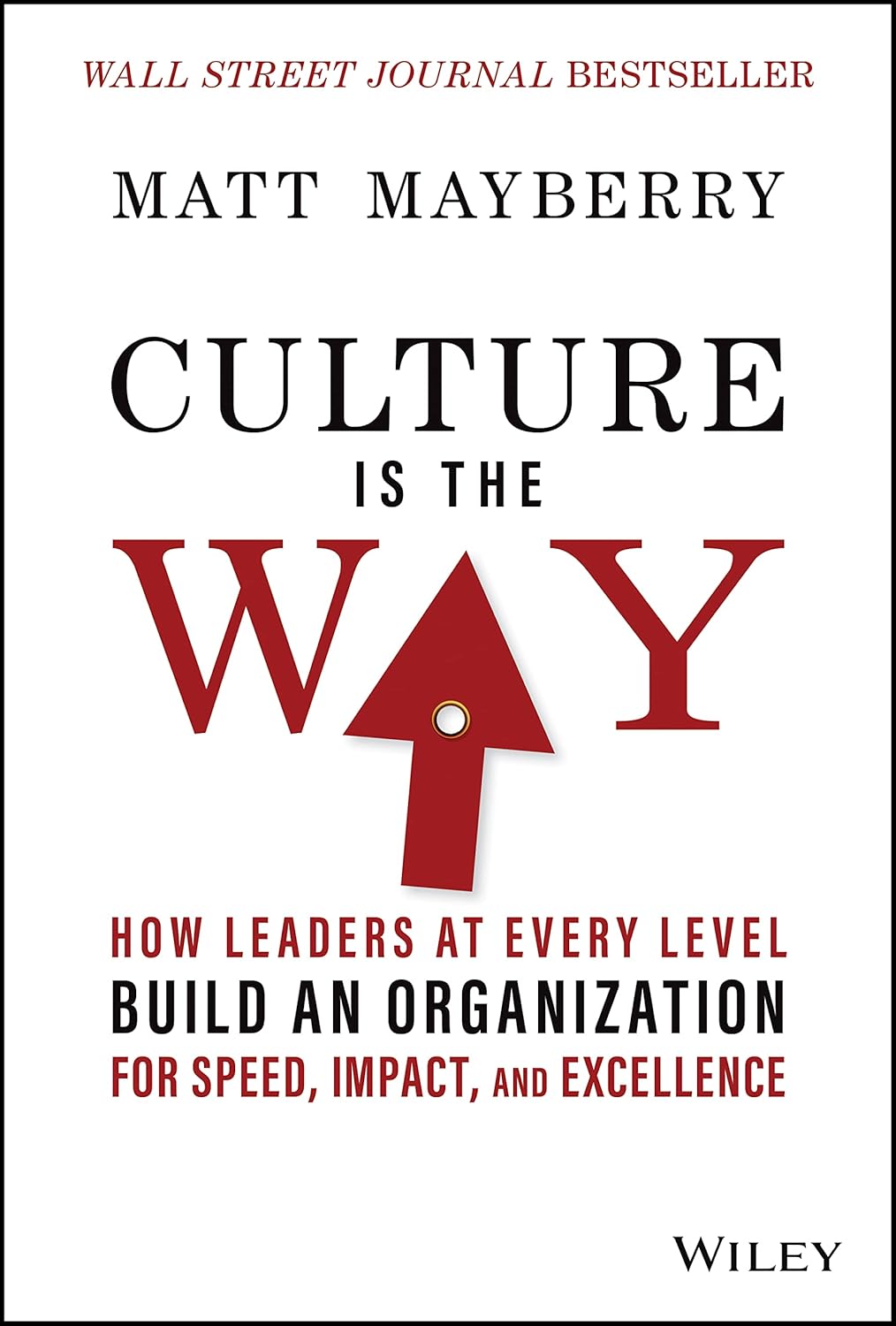 Culture Is the Way: How Leaders at Every Level Build an Organization for Speed, Impact, and Excellence cover
