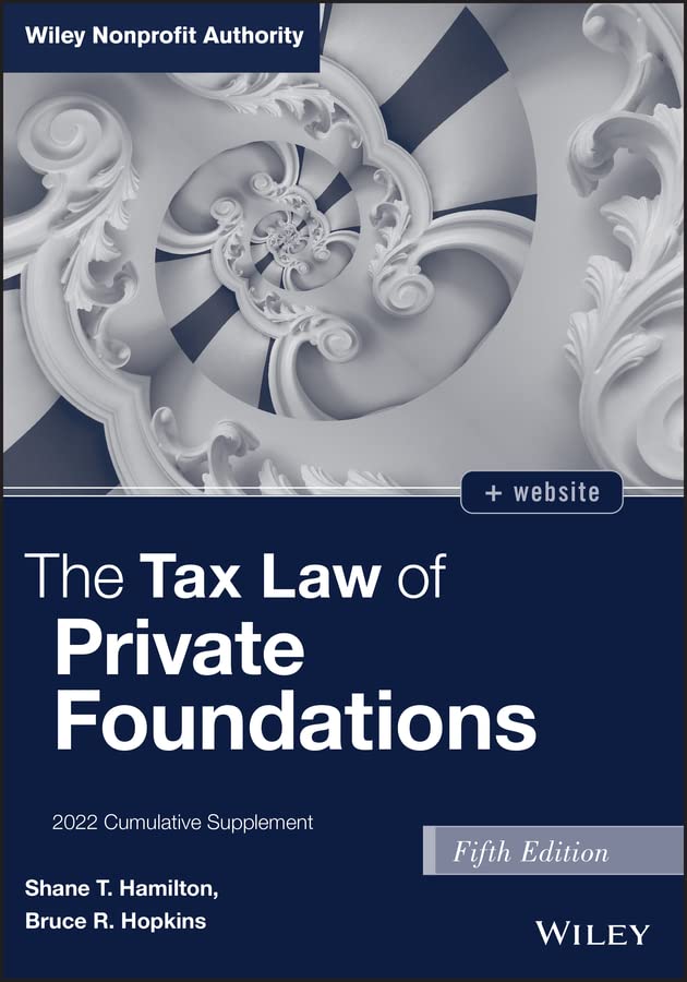 The Tax Law of Private Foundations: 2022 Cumulative Supplement cover