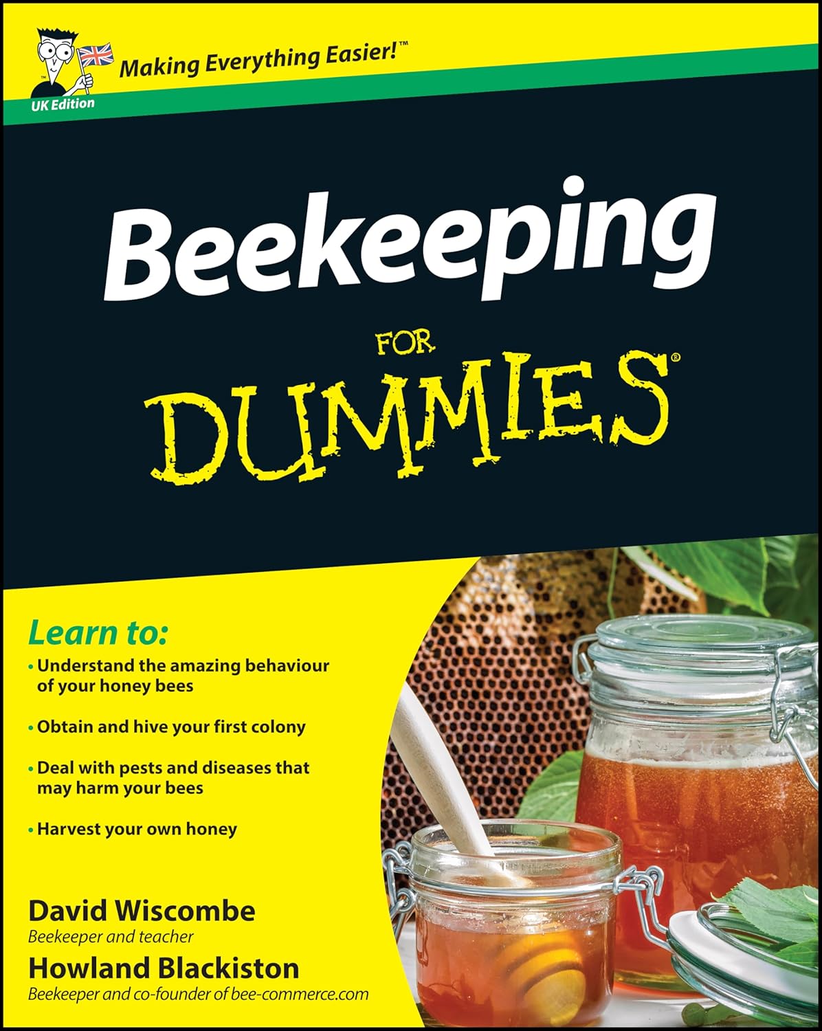 Beekeeping For Dummies, UK Edition cover