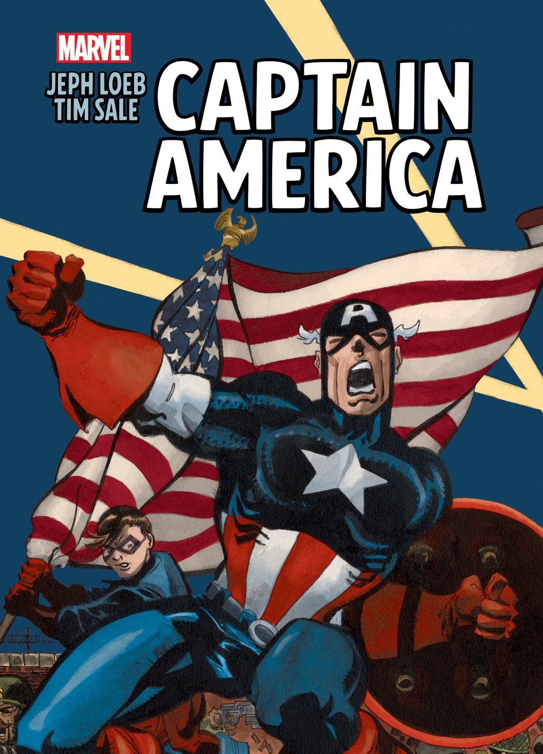 JEPH LOEB & TIM SALE CAPTAIN AMERICA GALLERY EDITION