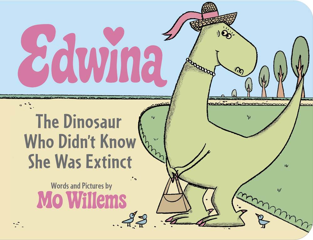 Edwina, The Dinosaur Who Didn't Know She Was Extinct (Board Book) book cover