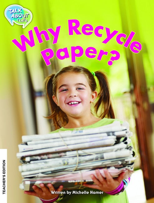 Why Recycle Paper? Teacher's Edition cover