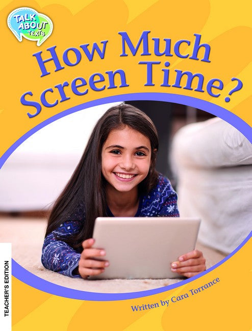 How Much Screen Time? Teachers Edition cover