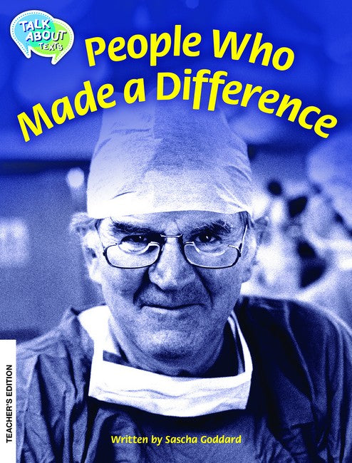 People Who Made a Difference Teachers Edition cover