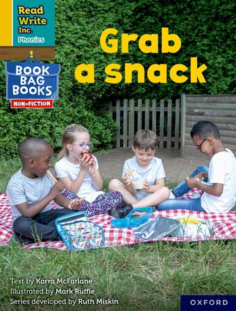RWI PHON: BBB NF YELLOW 4 Grab a snack book cover