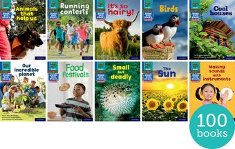 Read Write Inc. Phonics Book Bag Books: Set 6 Blue. Non-Fiction Pack of 100 book cover