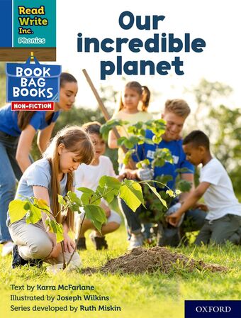 RWI PHON: BBB NF BLUE 6 Our incredible planet book cover