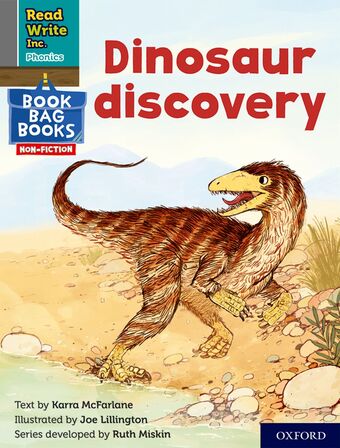 RWI PHON: BBB NF GREY 12 Dinosaur discovery book cover