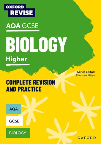 Oxford Revise: AQA GCSE Biology Revision and Exam Practice book cover