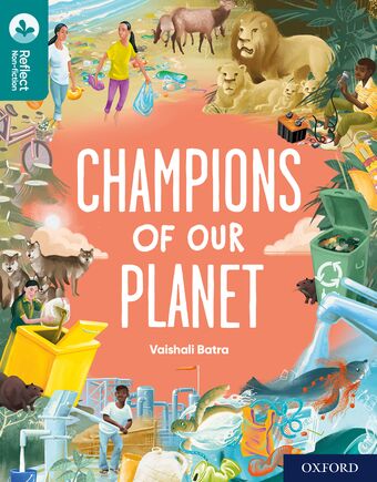 Oxford Reading Tree TreeTops Reflect Champions of Our Planet book cover