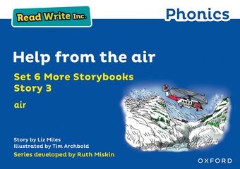 Read Write Inc Phonics: Blue Set 6A Storybook 3 Help from the air book cover