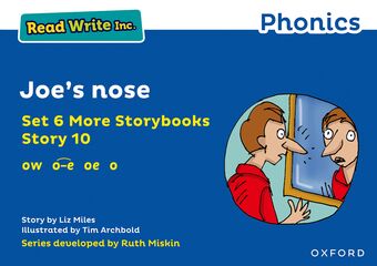 Read Write Inc Phonics: Blue Set 6A Storybook 10 Joe's nose book cover