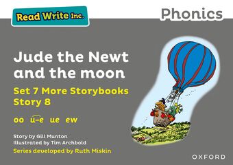 Read Write Inc Phonics: Grey Set 7A Storybook 8 Jude the Newt and the moon book cover