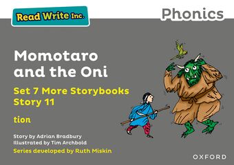 Read Write Inc Phonics: Grey Set 7A Storybook 11 Momotaro and the Oni book cover