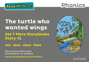 Read Write Inc Phonics: Grey Set 7A Storybook 12 The turtle who wanted wings book cover