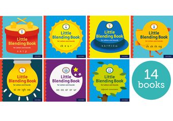 Little Blending Books for Letters and Sounds: Mixed Pack of 14 book cover