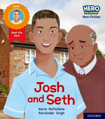 Hero Academy Non-fiction: Oxford Level 2, Red Book Band Josh and Seth book cover
