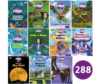 Project X CODE Yellow-Lime Book Bands Oxford Levels 3-11 Super Easy Buy Pack book cover