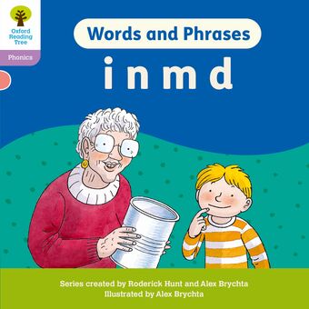 ORT: Floppy's Phonics Decoding Practice: Oxford Level 1+ Words & Phrases i n m d book cover