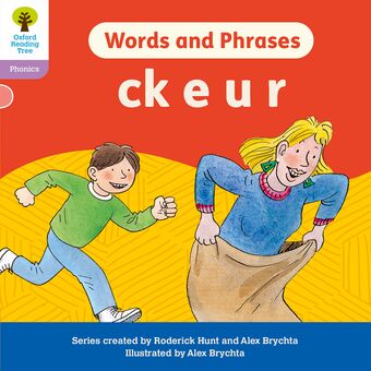 ORT: Floppy's Phonics Decoding Practice Oxford Level 1+ Words & Phrases ck e u r book cover