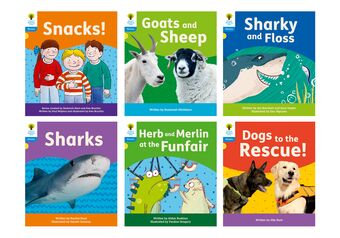 ORT: Floppy's Phonics Decoding Practice: Oxford Level 3: Mixed Pack of 6 book cover