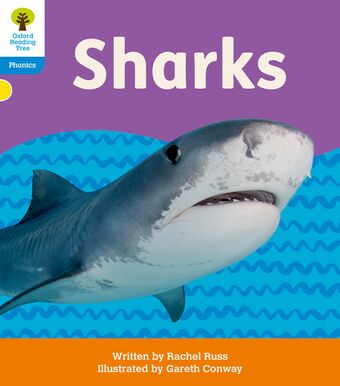 ORT: Floppy's Phonics Decoding Practice: Oxford Level 3: Sharks book cover