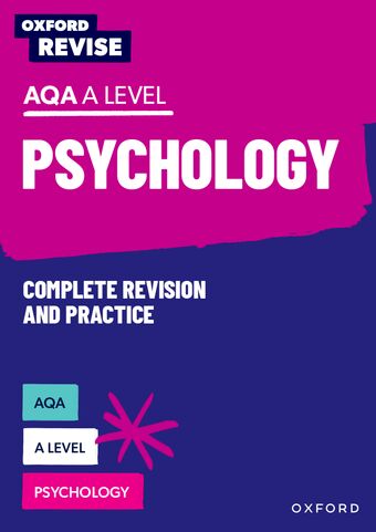 Oxford Revise: AQA A Level Psychology book cover