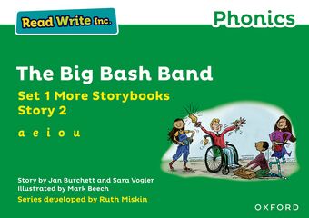 Read Write Inc Phonics: Green Set 1 More Storybook 2 The Big Bash Band book cover