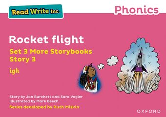 Read Write Inc Phonics: Pink Set 3 More Storybook 3 Rocket flight book cover