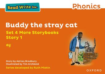 Read Write Inc Phonics: Orange Set 4 More Storybook 1 Buddy the stray cat book cover