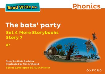 Read Write Inc Phonics: Orange Set 4 More Storybook 7 The bats' party book cover