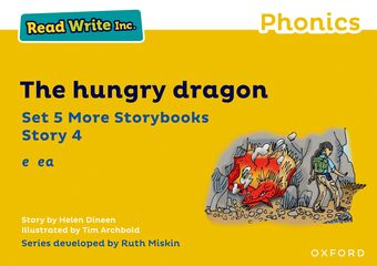 Read Write Inc Phonics: Yellow Set 5 More Storybook 4 The hungry dragon book cover