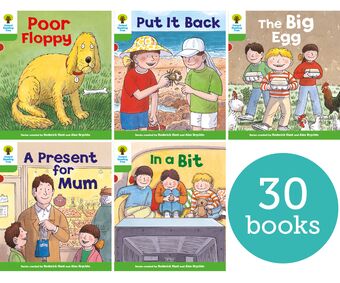 ORT: Biff Chip & Kipper Stories: Oxford Level 2 First Sentences Class Pack of 30 book cover