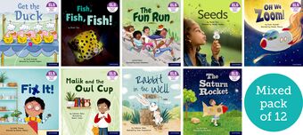 Essential Letters & Sounds: Essential Phonic Readers: OLs 1+-3 Mixed Pack of 12 book cover