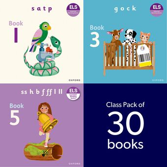 Essential Letters & Sounds: Essential Blending Books: Phase 2 Class Pack book cover