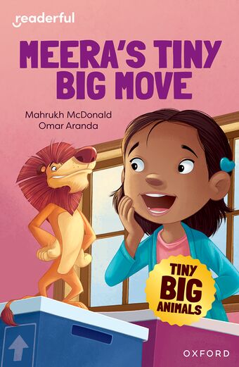 Readerful Independent Library: Ox Level 7 Tiny Big Animals Meera's Tiny Big Move book cover