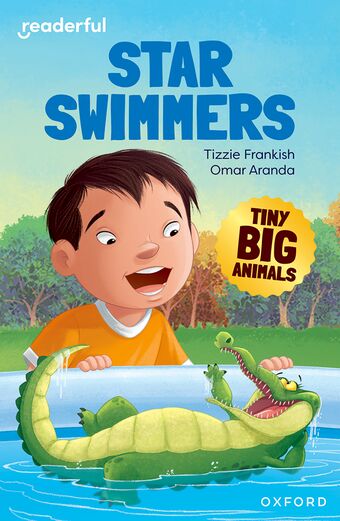 Readerful Independent Library: Ox Level 8 Tiny Big Animals · Star Swimmers book cover