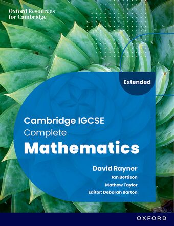 Cambridge IGCSE Complete Mathematics Extended: Student Book Sixth Edition book cover