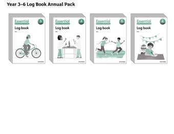 Essential Spelling and Word Knowledge: Years 3-6 Years 3-6 Log Book Annual Pack book cover