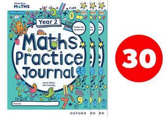 White Rose Maths Practice Journals Year 2 Workbooks: Pack of 30 book cover