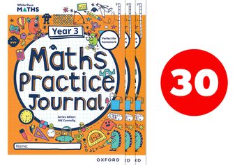 White Rose Maths Practice Journals Year 3 Workbooks: Pack of 30 book cover