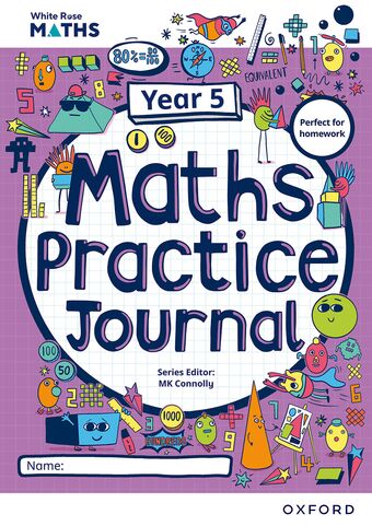 White Rose Maths Practice Journals Year 5 Workbook: Single Copy book cover