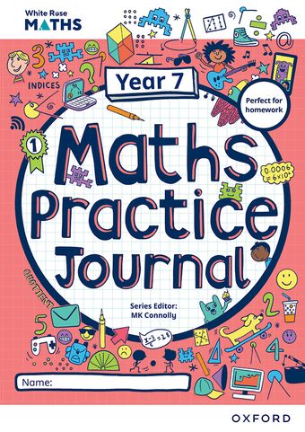 White Rose Maths Practice Journals Year 7 Workbook: Single Copy book cover