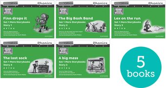 Read Write Inc Phonics: Black & White Green 1 More SB Mix Pack 5 book cover