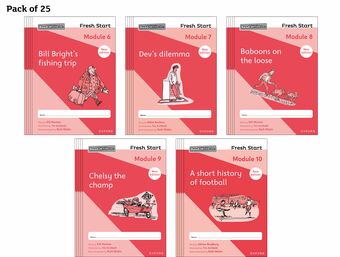 Read Write Inc Fresh Start: 2024 Modules 6-10 - Pack of 25 book cover